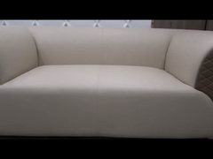 Роскошный кожаный диван современного дизайна установил виллу гостиницы софы комнаты прожития кресла мебели