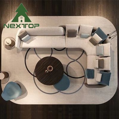 Хорошая цена Одноразовое решение из ткани Дизайн дивана Итальянский дизайн искусства Дизайн гостиной Угловой набор онлайн