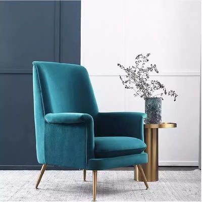 Купить Скандинавский простой гостиничный бархатный одноместный диван online manufacture
