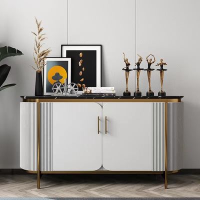 Роскошная обедая бортовая мебель Sideboard нержавеющей стали ресторана кухонного шкафа шкафа