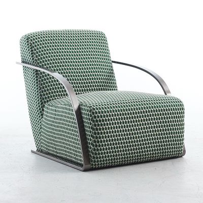 Итальянский простой одноместный диванный стул из ткани Leisure Tiger Arm Chair