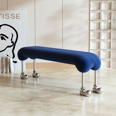 Отель Velvet Star Bed End Stool Кремный столик для собак