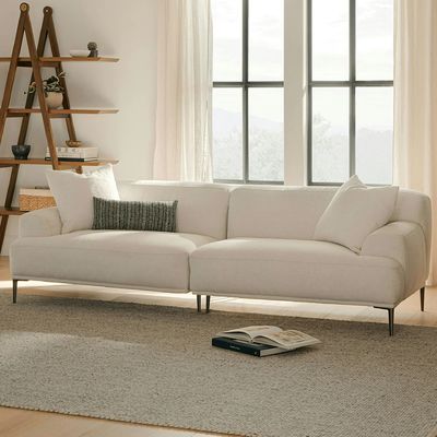 5-звездочный отель Luxury Modular Linen Fabric Белый секционный диван для комнаты
